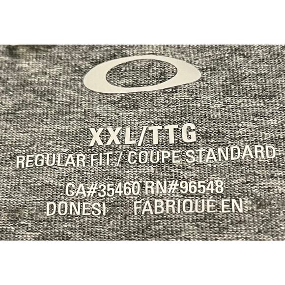 OAKLEY SHORT SLEEVE POLO SHIRT, MENS, XXL, HEATHER GREY, WORK, PLAY, SPORTS - Picture 10 of 12